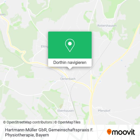 Hartmann-Müller GbR, Gemeinschaftspraxis F. Physiotherapie Karte