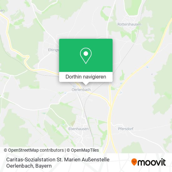 Caritas-Sozialstation St. Marien Außenstelle Oerlenbach Karte