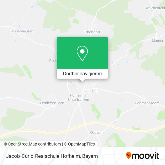 Jacob-Curio-Realschule Hofheim Karte