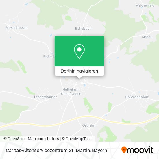 Caritas-Altenservicezentrum St. Martin Karte