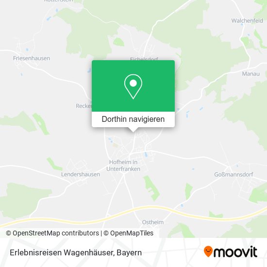 Erlebnisreisen Wagenhäuser Karte