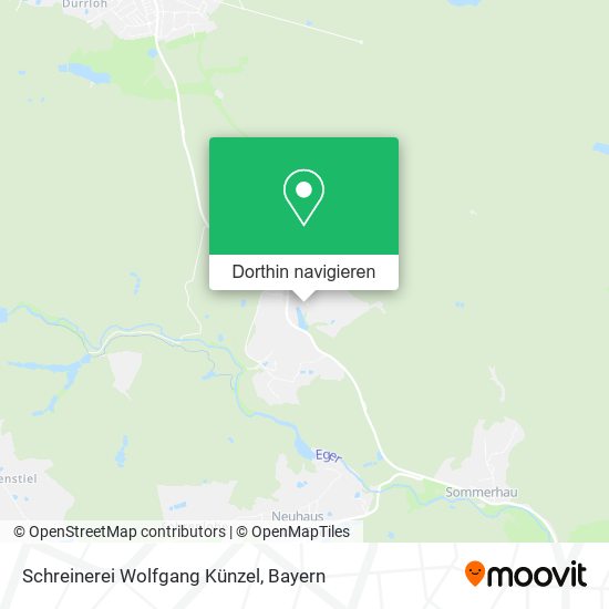 Schreinerei Wolfgang Künzel Karte