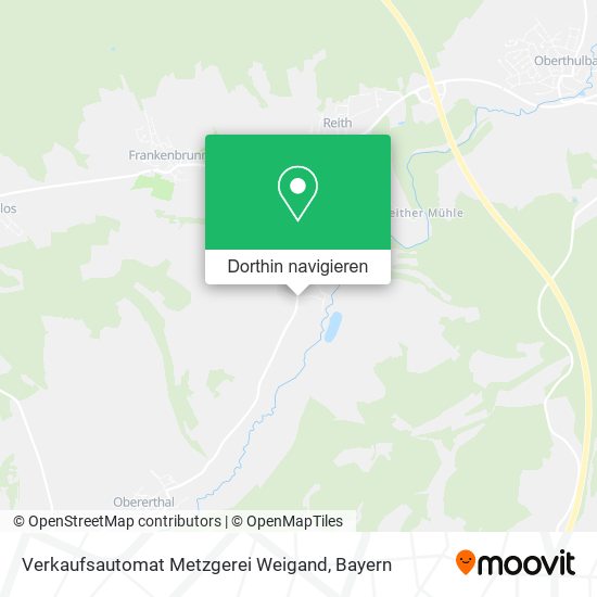 Verkaufsautomat Metzgerei Weigand Karte