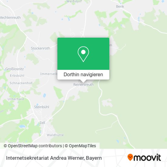 Internetsekretariat Andrea Werner Karte