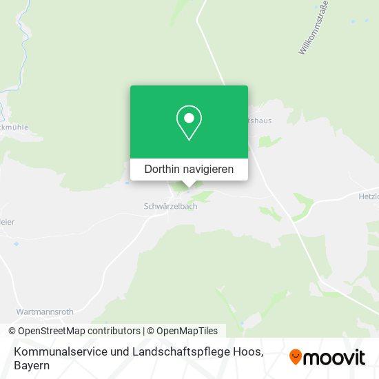 Kommunalservice und Landschaftspflege Hoos Karte