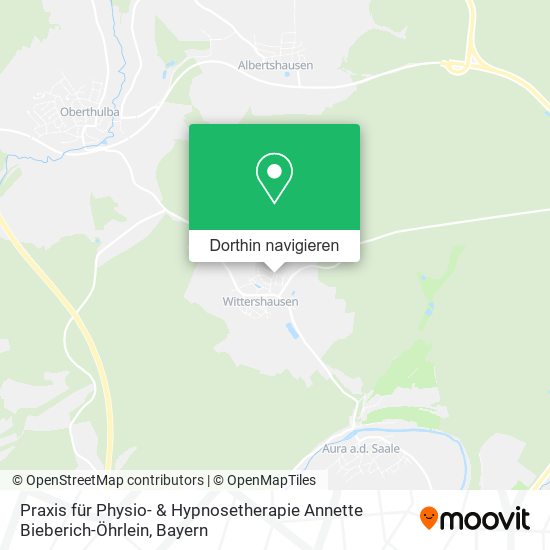 Praxis für Physio- & Hypnosetherapie Annette Bieberich-Öhrlein Karte