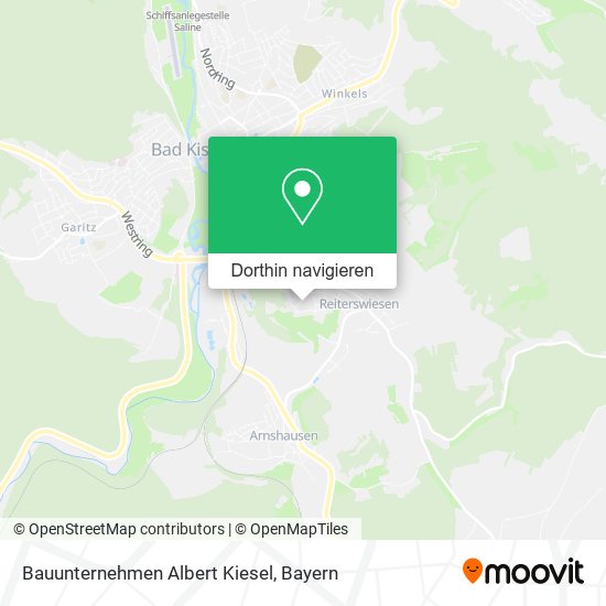 Bauunternehmen Albert Kiesel Karte