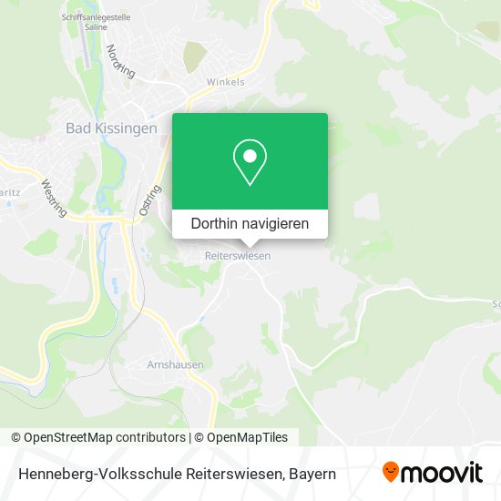 Henneberg-Volksschule Reiterswiesen Karte