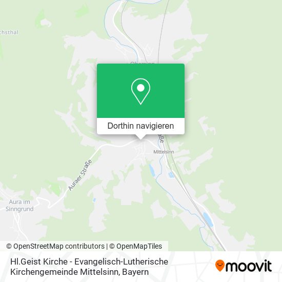 Hl.Geist Kirche - Evangelisch-Lutherische Kirchengemeinde Mittelsinn Karte