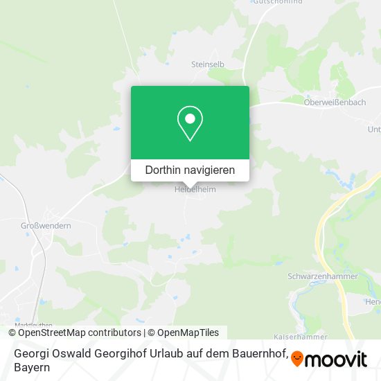 Georgi Oswald Georgihof Urlaub auf dem Bauernhof Karte