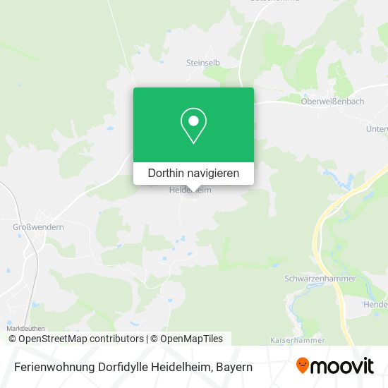 Ferienwohnung Dorfidylle Heidelheim Karte