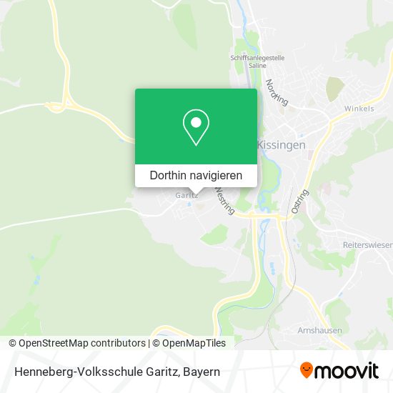 Henneberg-Volksschule Garitz Karte