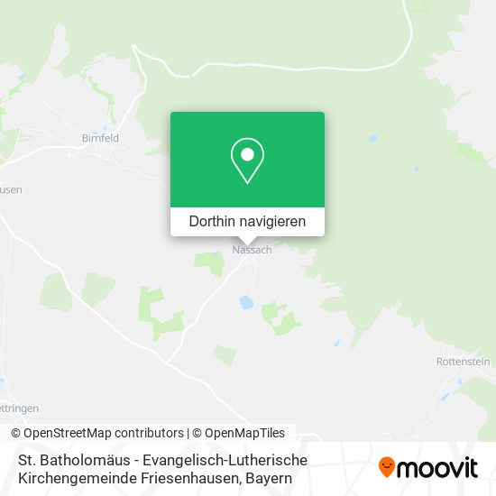 St. Batholomäus - Evangelisch-Lutherische Kirchengemeinde Friesenhausen Karte