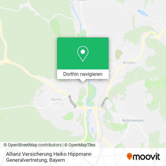 Allianz Versicherung Heiko Hippmann Generalvertretung Karte