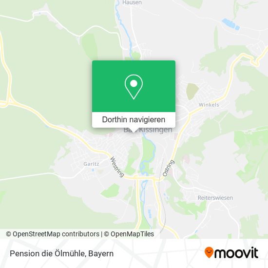 Pension die Ölmühle Karte