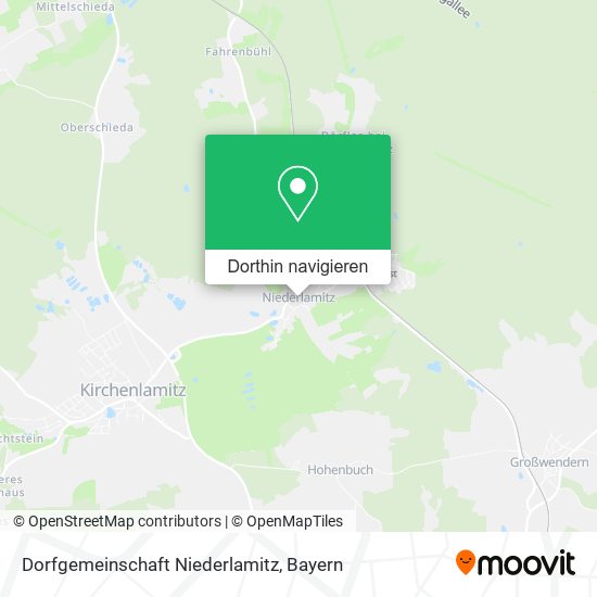 Dorfgemeinschaft Niederlamitz Karte