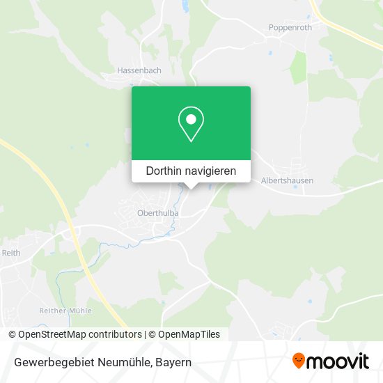 Gewerbegebiet Neumühle Karte