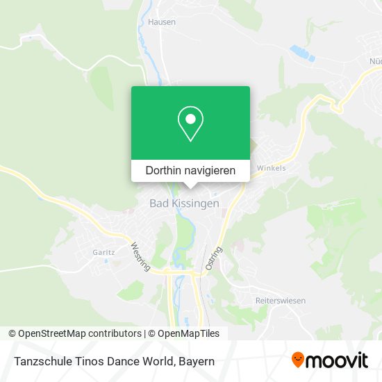 Tanzschule Tinos Dance World Karte