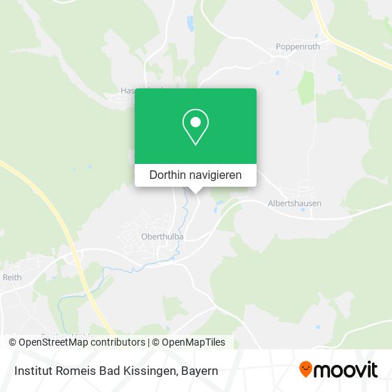 Institut Romeis Bad Kissingen Karte