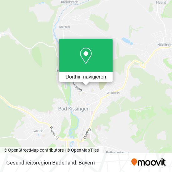 Gesundheitsregion Bäderland Karte