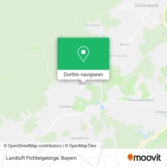 Landluft Fichtelgebirge Karte