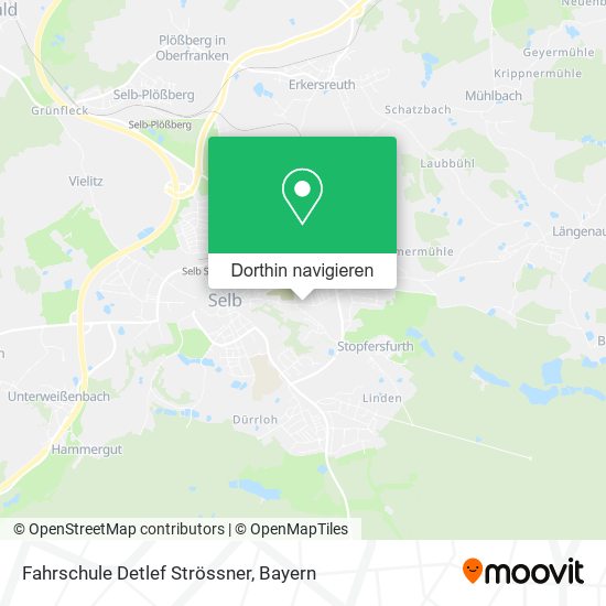 Fahrschule Detlef Strössner Karte