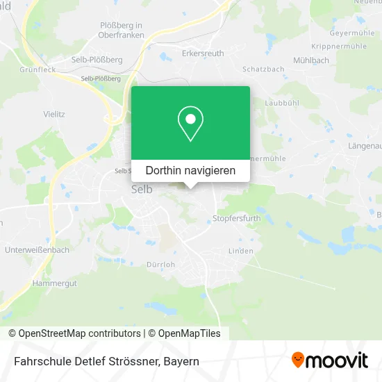 Fahrschule Detlef Strössner Karte