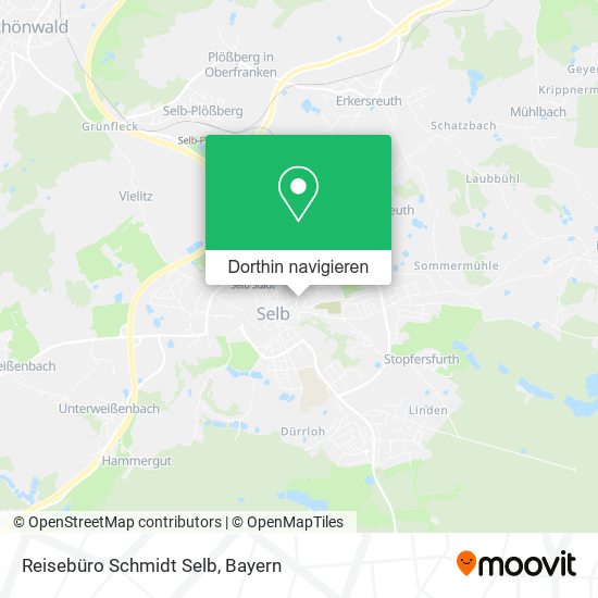 Reisebüro Schmidt Selb Karte