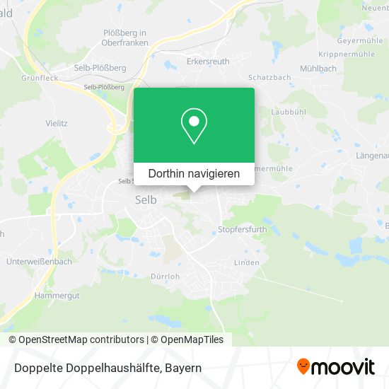 Doppelte Doppelhaushälfte Karte
