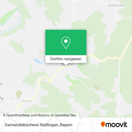 Gemeindebücherei Nüdlingen Karte