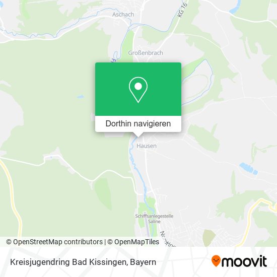 Kreisjugendring Bad Kissingen Karte