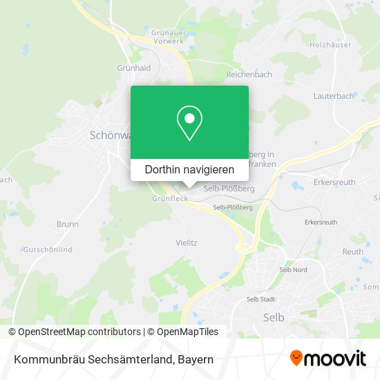 Kommunbräu Sechsämterland Karte