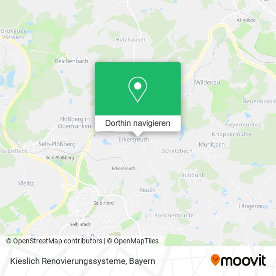 Kieslich Renovierungssysteme Karte