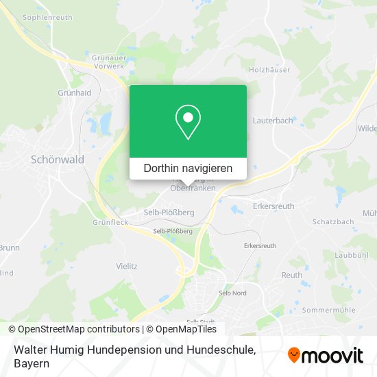Walter Humig Hundepension und Hundeschule Karte
