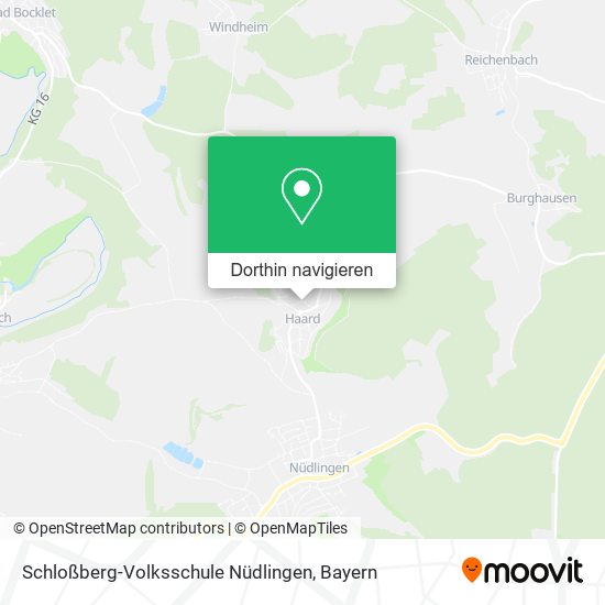 Schloßberg-Volksschule Nüdlingen Karte
