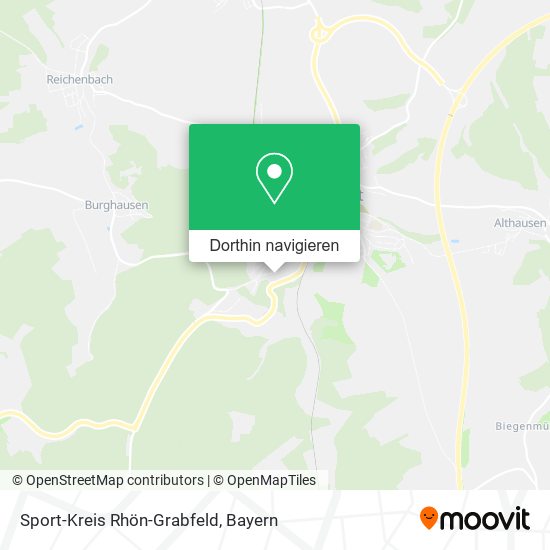 Sport-Kreis Rhön-Grabfeld Karte