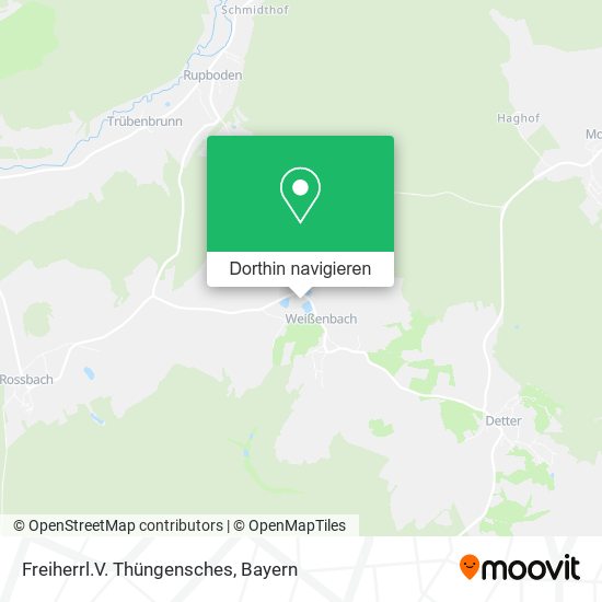 Freiherrl.V. Thüngensches Karte