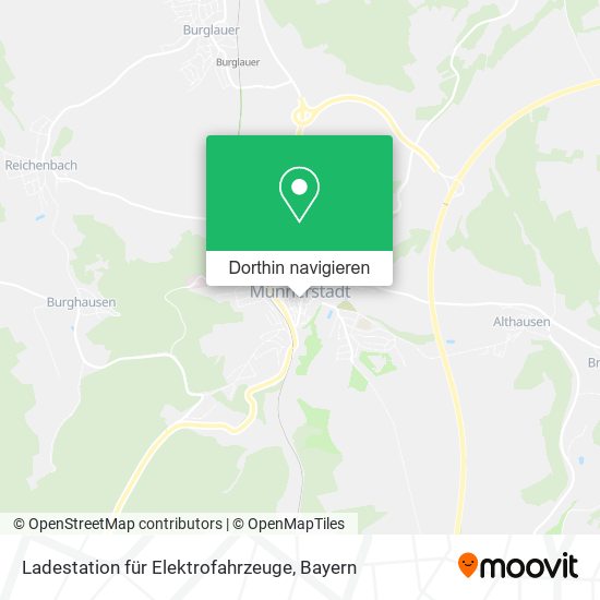 Ladestation für Elektrofahrzeuge Karte