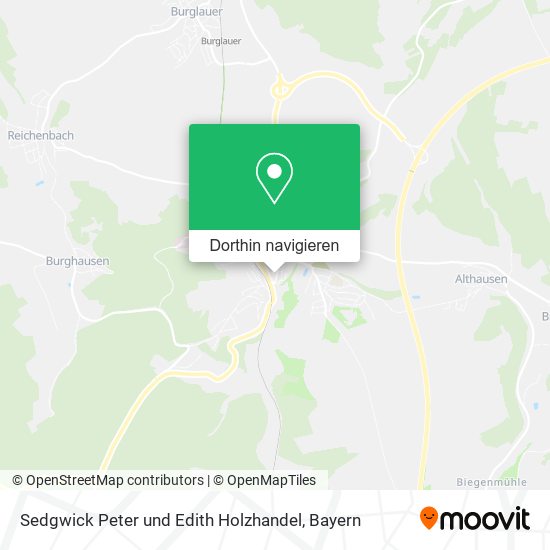 Sedgwick Peter und Edith Holzhandel Karte