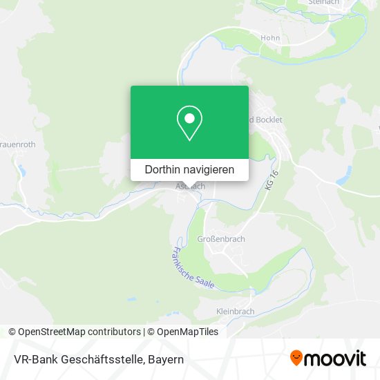 VR-Bank Geschäftsstelle Karte