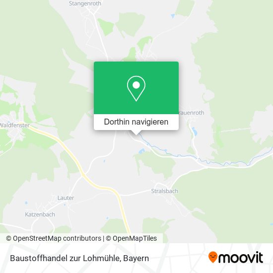 Baustoffhandel zur Lohmühle Karte