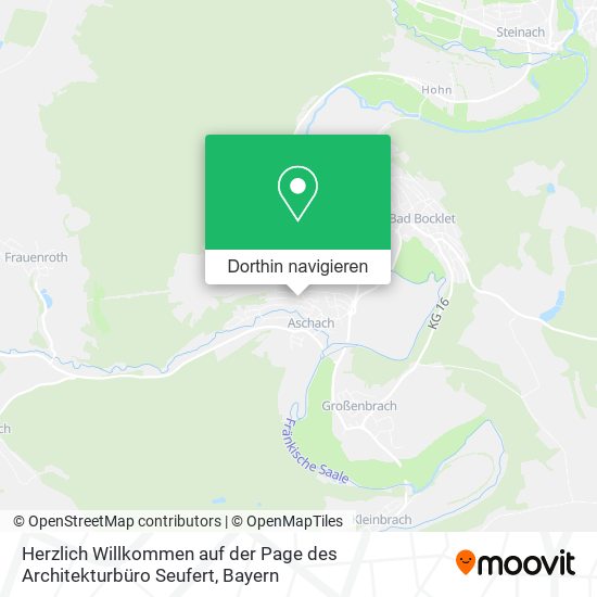Herzlich Willkommen auf der Page des Architekturbüro Seufert Karte