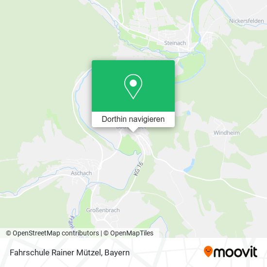Fahrschule Rainer Mützel Karte