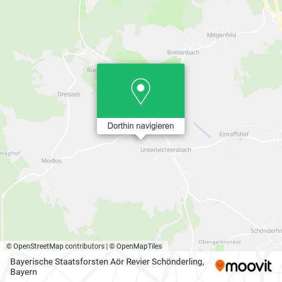 Bayerische Staatsforsten Aör Revier Schönderling Karte