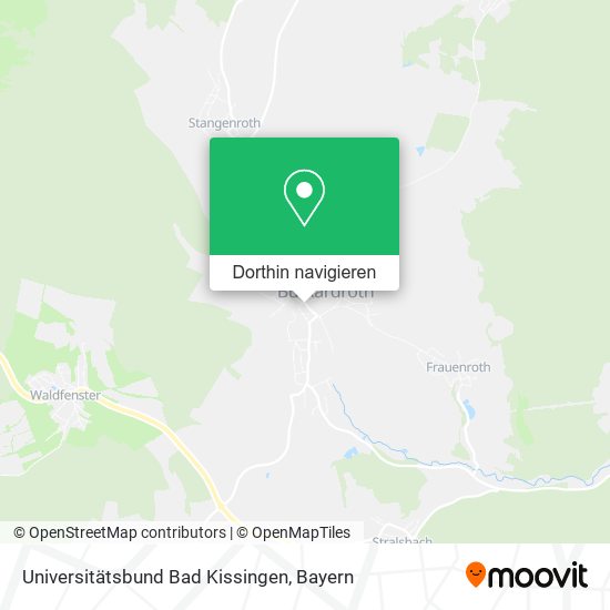 Universitätsbund Bad Kissingen Karte