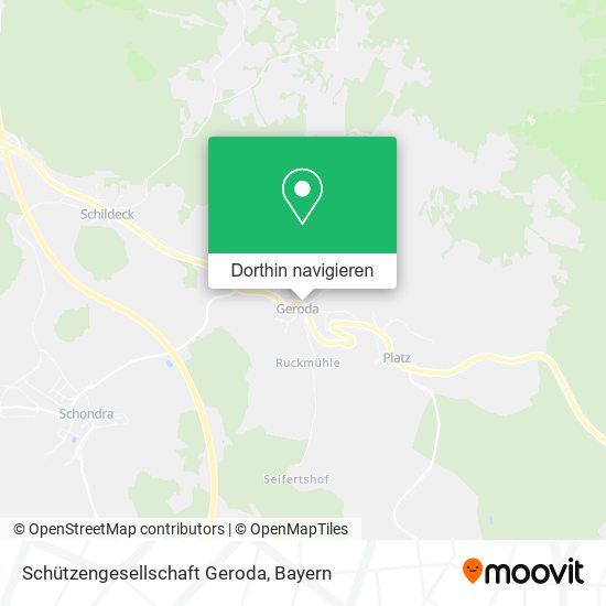 Schützengesellschaft Geroda Karte