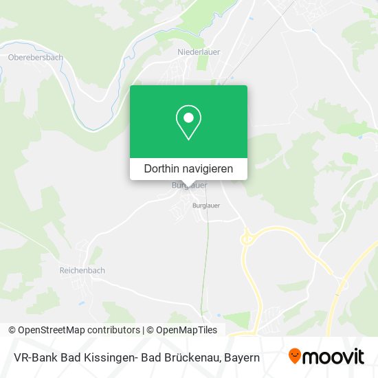 VR-Bank Bad Kissingen- Bad Brückenau Karte
