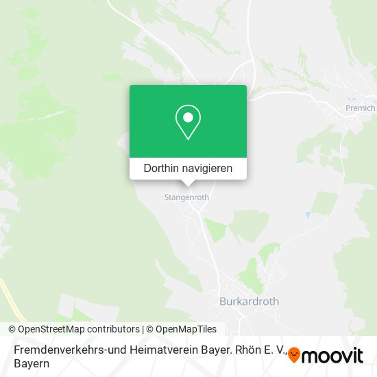 Fremdenverkehrs-und Heimatverein Bayer. Rhön E. V. Karte