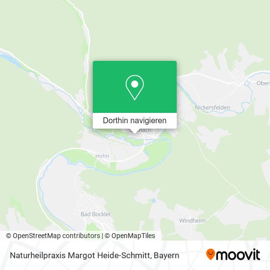 Naturheilpraxis Margot Heide-Schmitt Karte