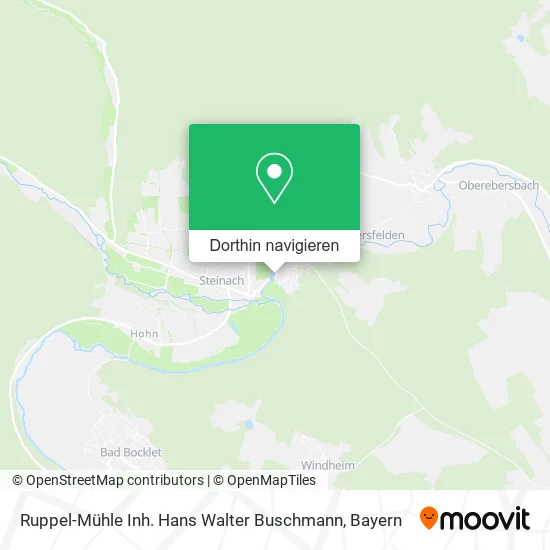 Ruppel-Mühle Inh. Hans Walter Buschmann Karte